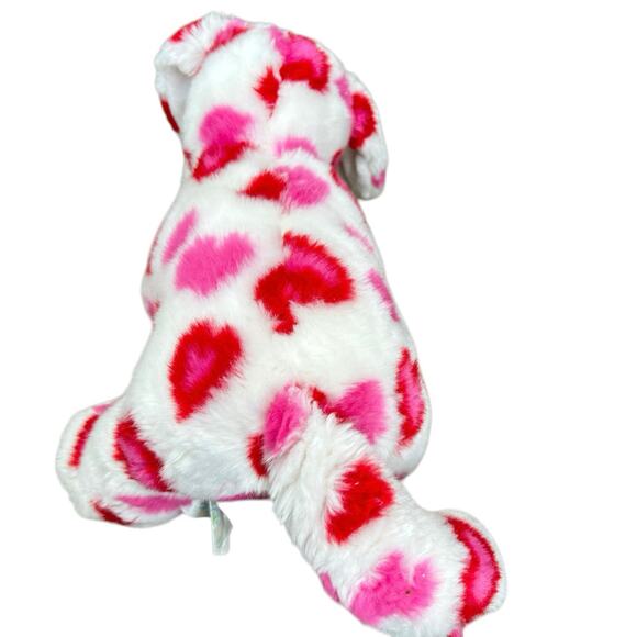 Build A Bear Hearts For You Puppy Dog Red, Pink and White No Tush Tag - Picture 4 of 10